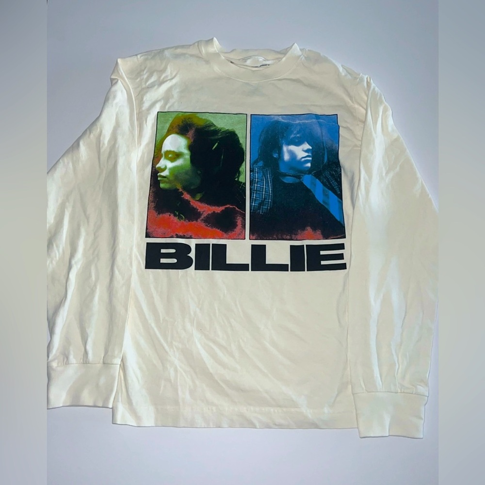 Billie Eilish Hit Me Hard And Soft Double Portrait Long-Sleeve T-Shirt